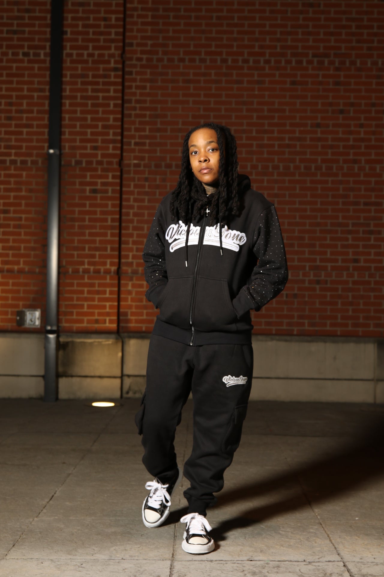 Rhinestone ZipUp Sweatsuits – Vicious9one Apparel